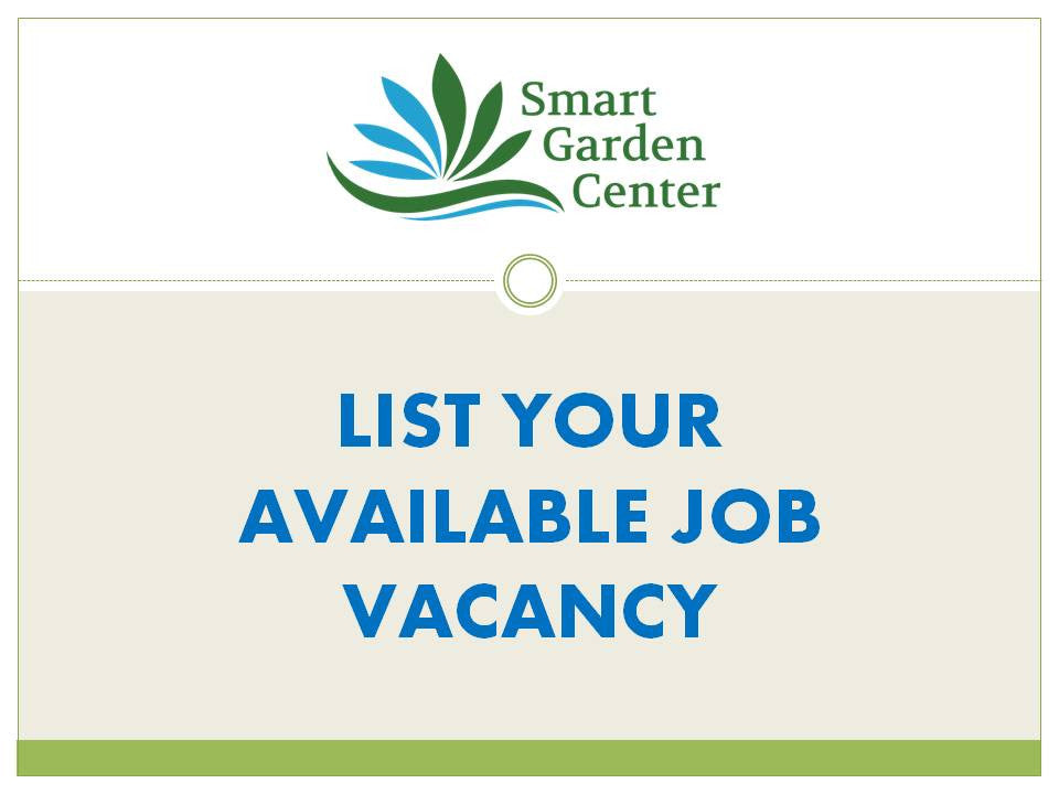 List your available job vacancy